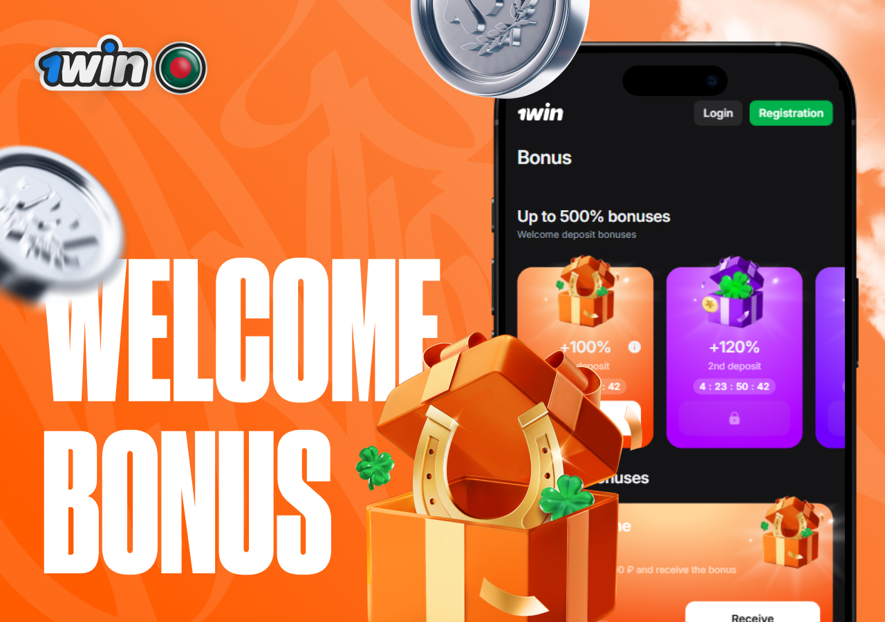 Claim welcome bonus today with 1win Bangladesh online betting site